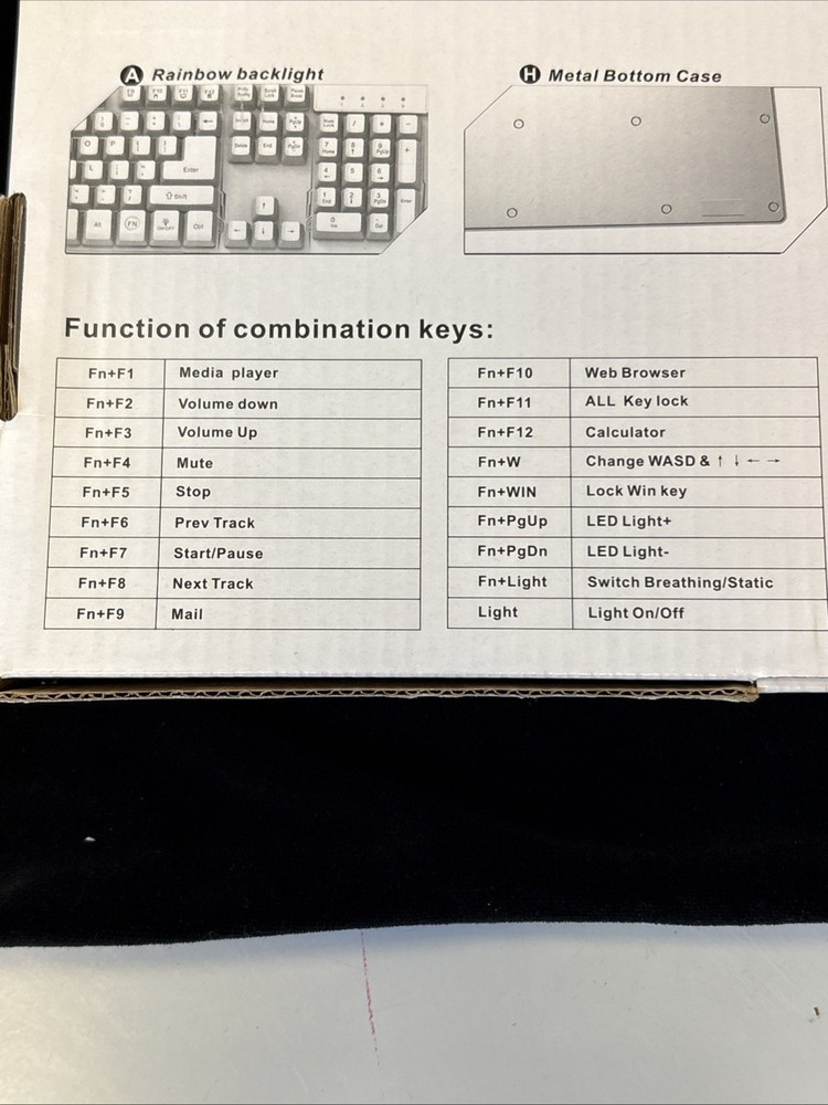 NIB Thermaltake Computer K-01 Keyboard