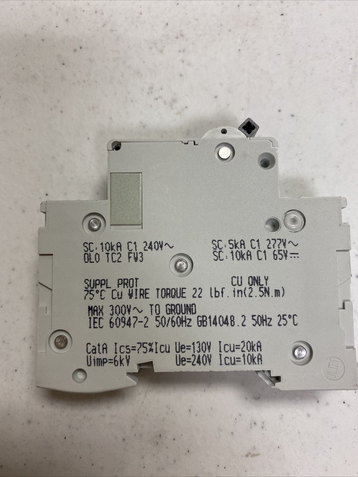 NEW, SCHNEIDER ELECTRIC 24430 C60 MINIATURE SUPPLIMENTARY PROTECTOR, MULTI 9 C60
