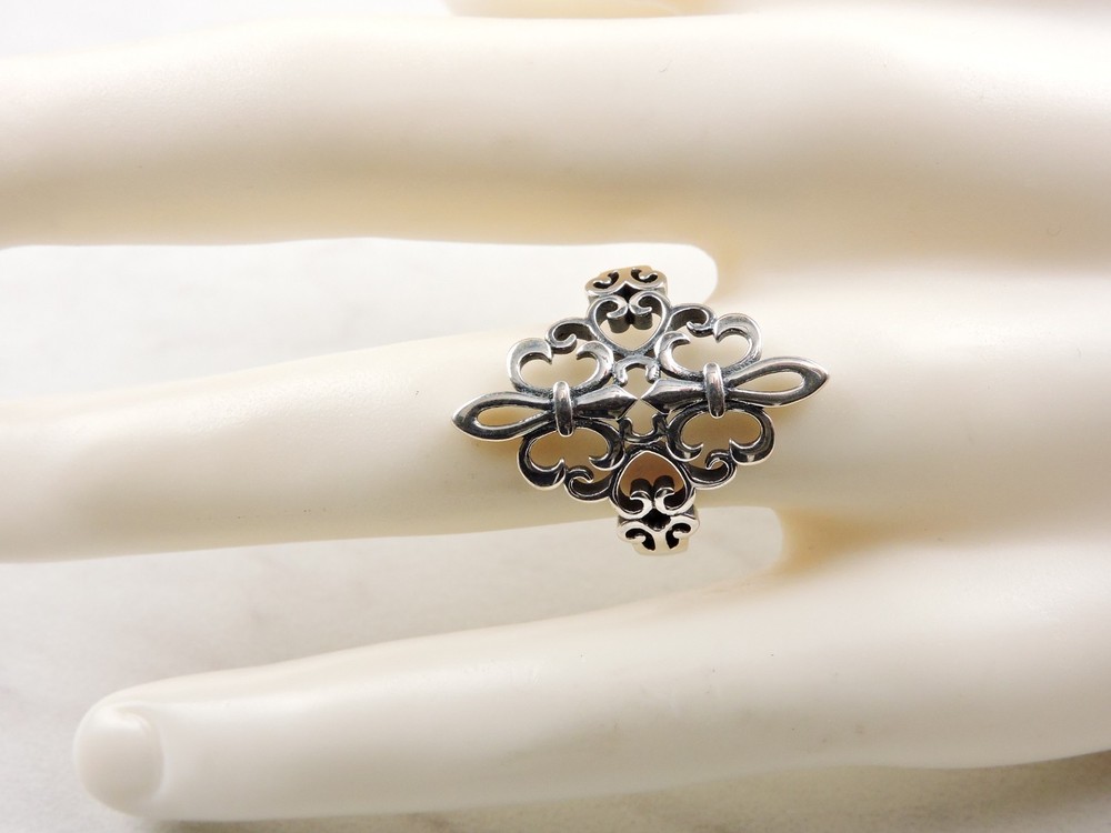 Sterling Silver Fleur-de-lis Ring - Free Gift Packaging