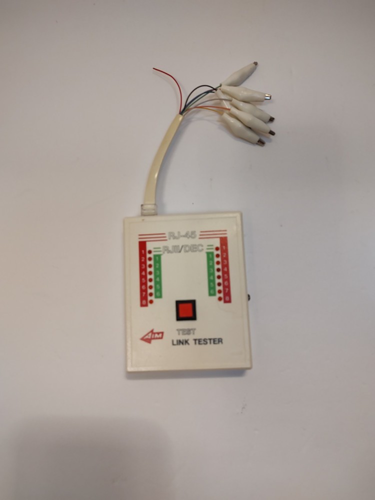 Link Tester Diagnostic Tool For RJ-45 & DEC Cables