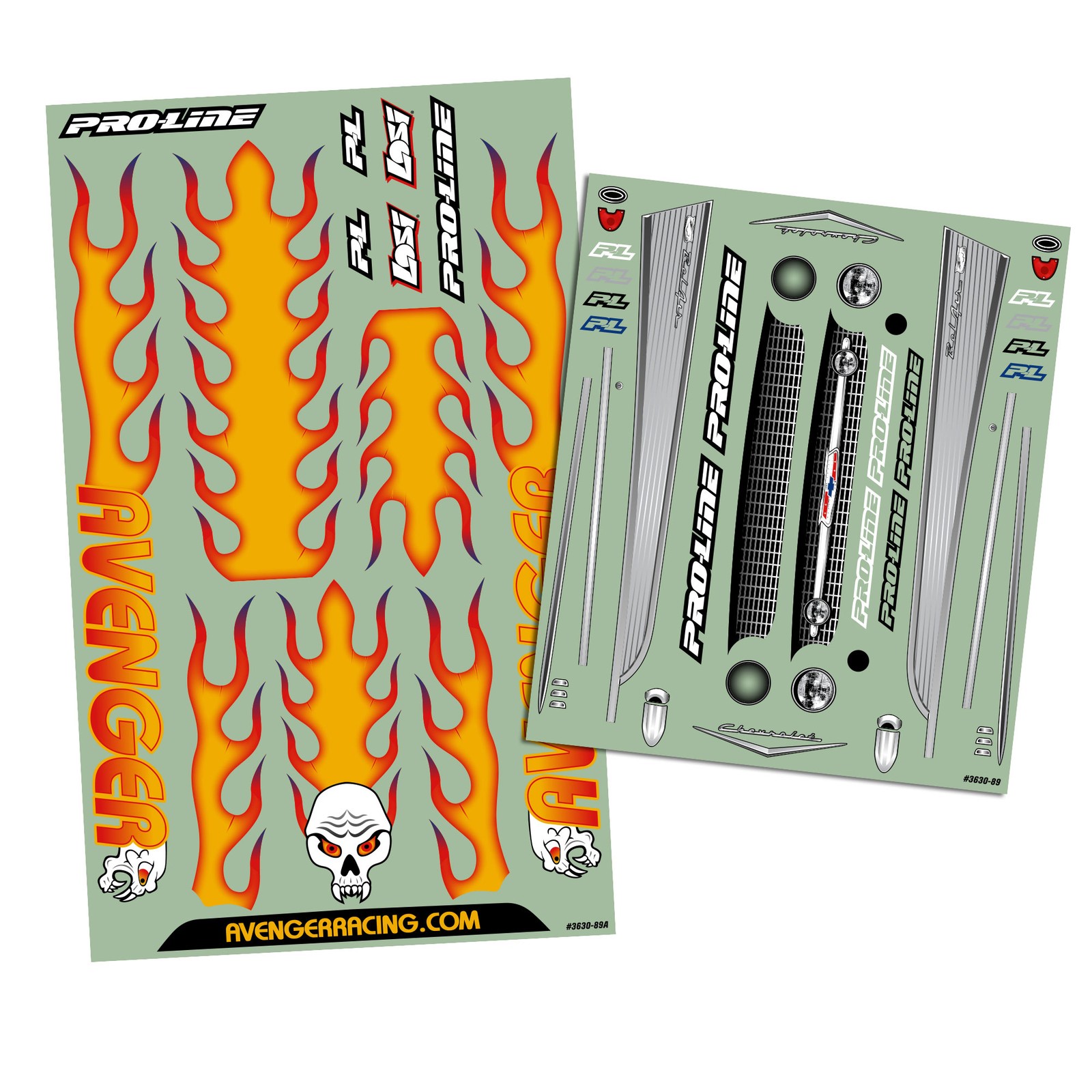 Pro-Line Racing 1957 Chevy Bel Air "Avenger Edition" Clear Body for Losi LMT