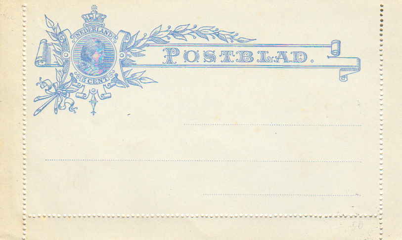 Netherlands Higgins & Gage A2 Unused.