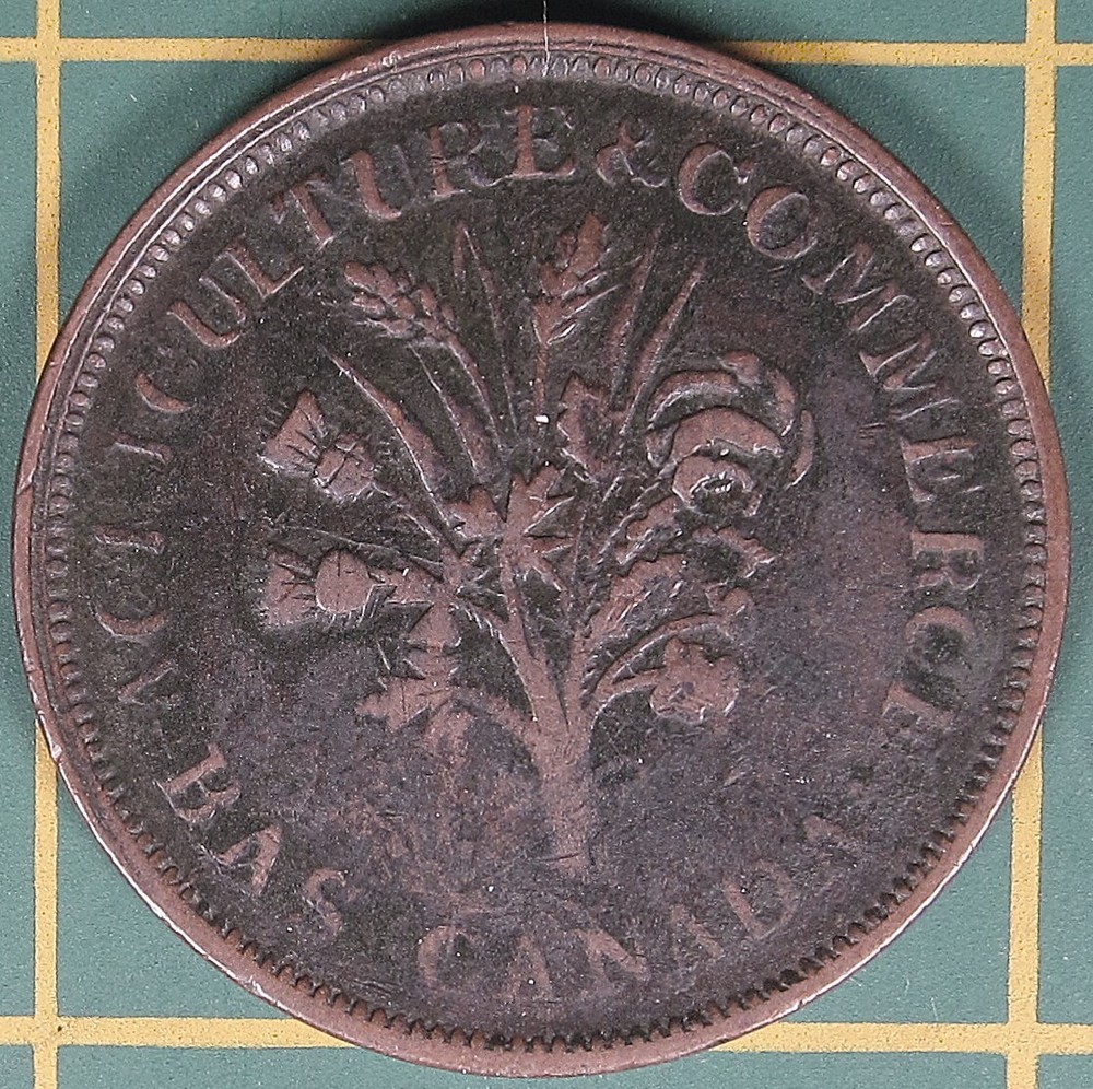 Lower Canada Un Sou token LC-29D1