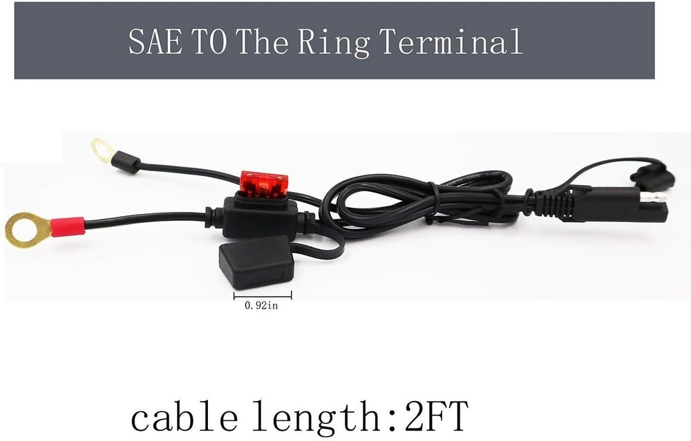 Battery Harness Snap Cord Ring Charger Terminal Wire For Replacement