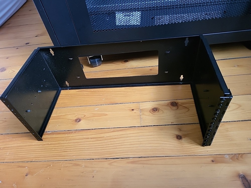 19" FOUR Space 4U Steel Wall Mount Hinged Swing Out Patch Panel Bracket 6" Depth