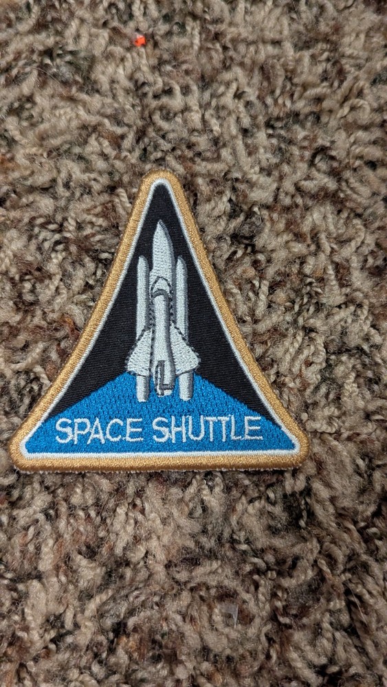 NASA SPACE PROGRAM SHUTTLE ASTRONAUGHT SEW-ON 3" PATCH