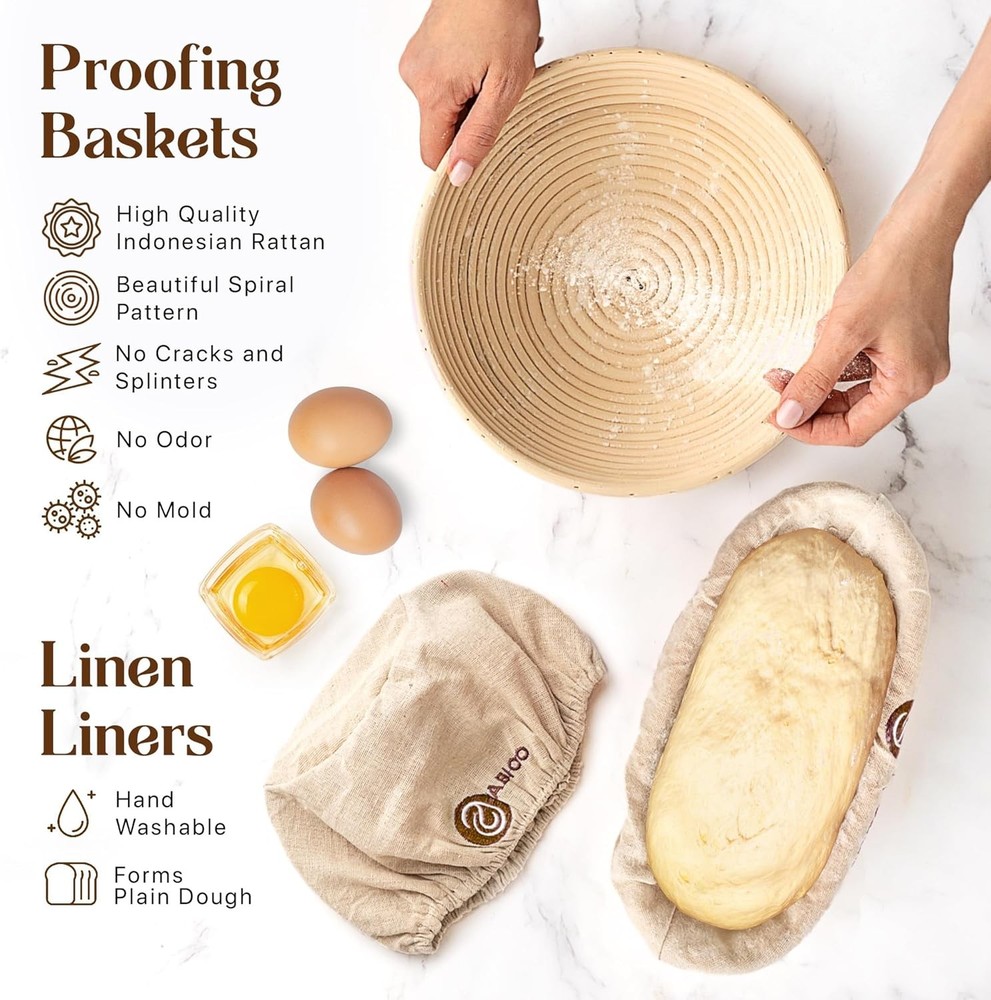 Sourdough Kit W/ Professional Bread Making Tools A Complete Sourdough Bread Kit