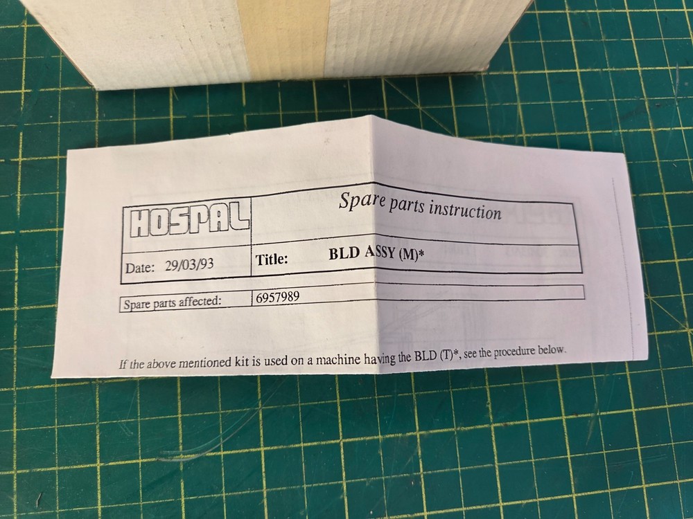 Gambro Dasco BLD Assy (M) 6957989