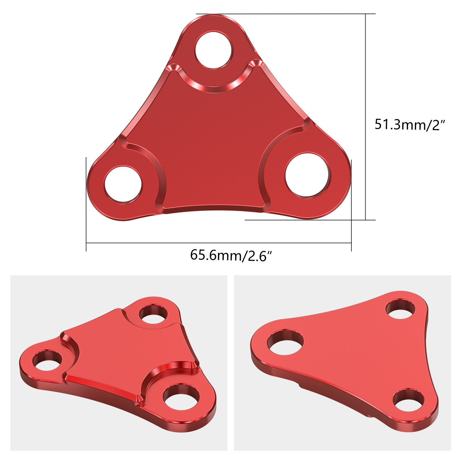 8MM Thickened Engine Mount Brackets For Honda TRX450R 06-09 TRX450ER 2006-2014