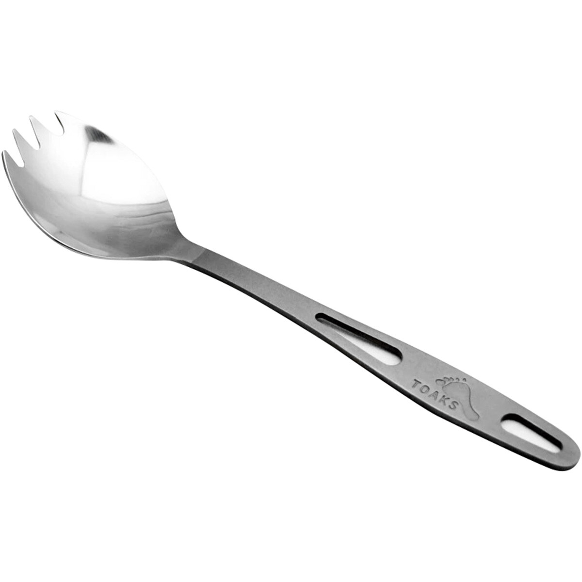 TOAKS Titanium Spork with Polished Head - SLV-01 - Outdoor Camping
