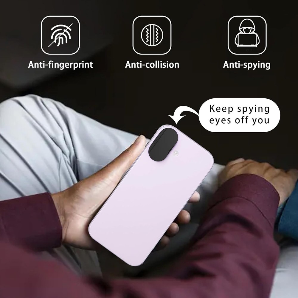 Privacy Lens Cover Compatible for iPhone 17 with Front Camera Cover,Protect