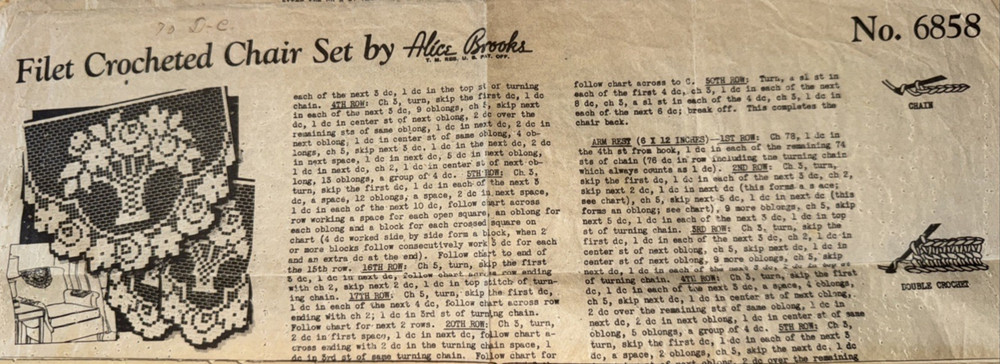 Choice~ Early Original Alice Brooks Crotchet Patterns