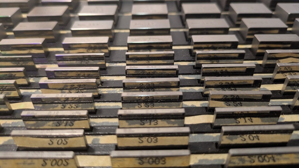 STARRETT WEBBER Gage Block Set in Original Box No Missing Pieces