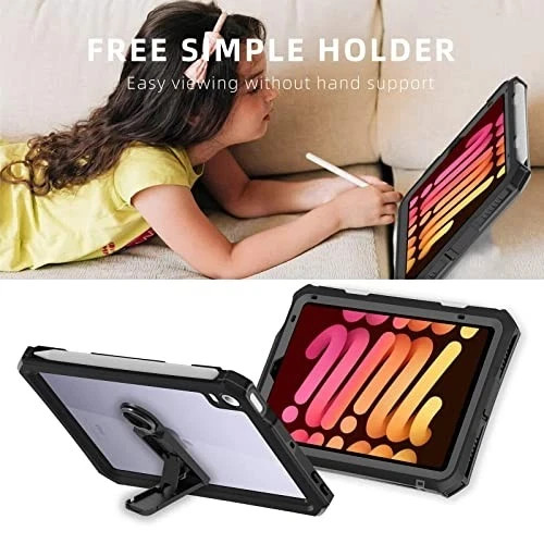 iPad Mini 6 Case/iPad Mini 7 (A17 Pro) Case,Dustproof, Shockproof Case Cover