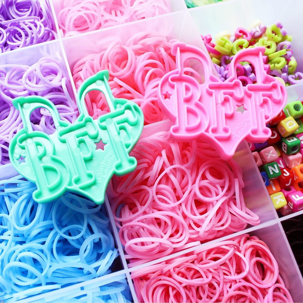 Rainbow Loom BFF Mega Button Set Featuring New Large, Multicolor