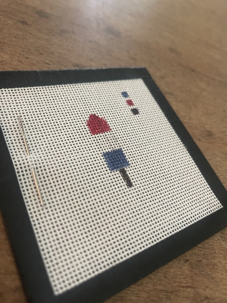 Mini Needlepoint Kit - Firecracker Pop