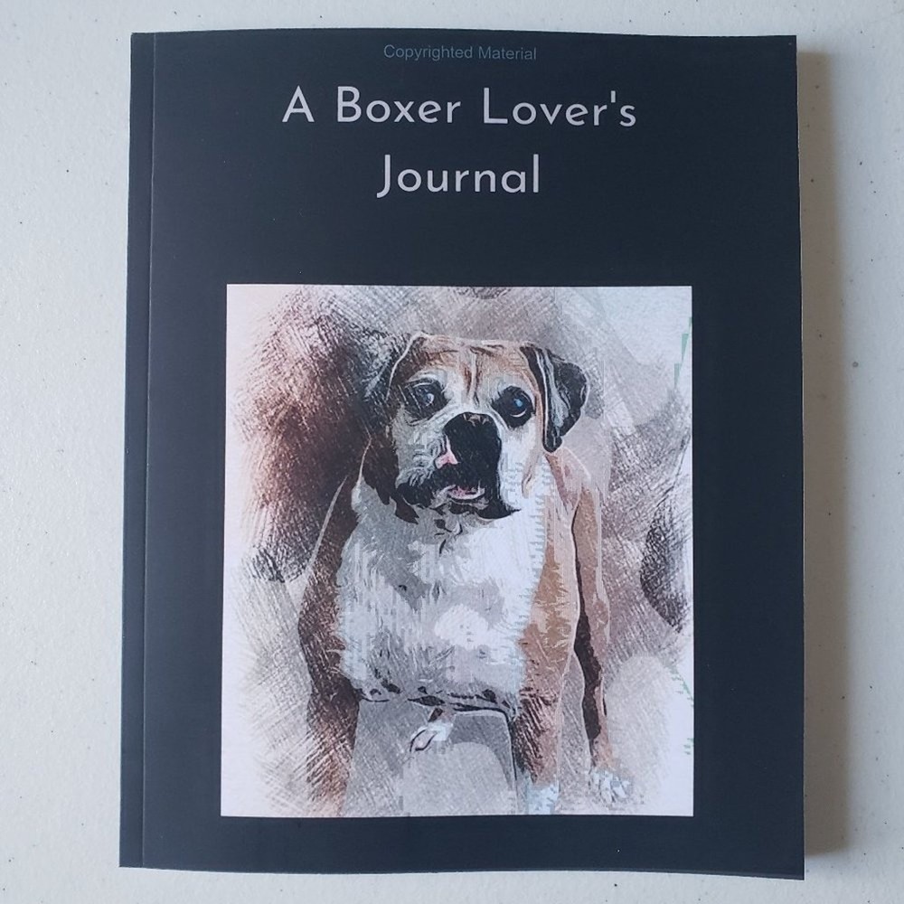 A Boxer Lover’s Journal: Bruiser Blank Lined Notebook