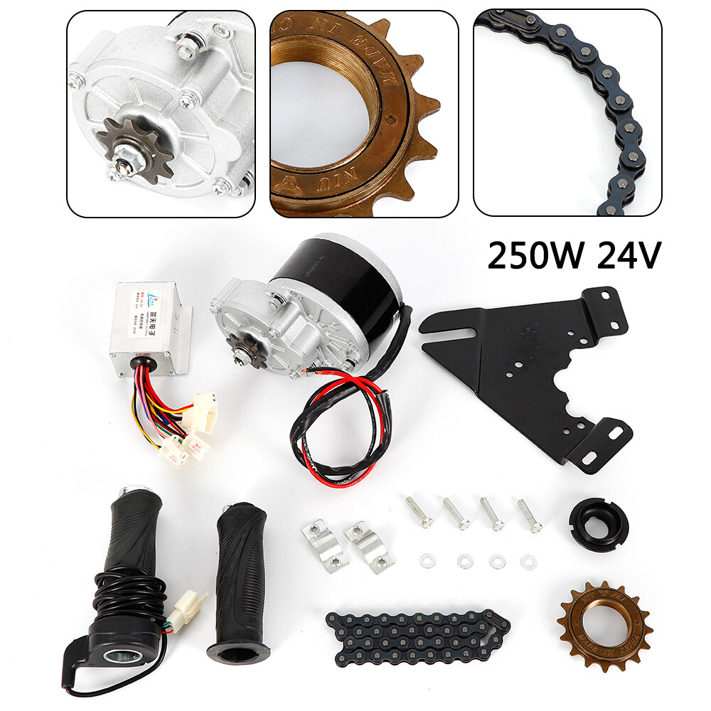 Electric Bicycle Motor Kit E-Bike Wheel Motor Conversion Chain Kit Controller