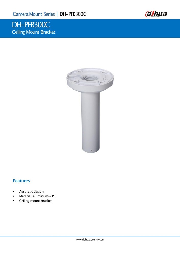 NEP PFB300C Wall Ceiling Mounting Accessory Bracket For Dahua Dome PTZ Camera