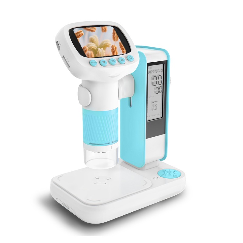 Pocket Microscope Gift for Kids 2.0" Screen, High-Definition Digital Microscope
