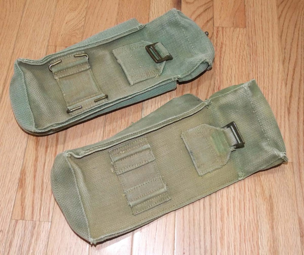 Original WWII British P37 Basic Pouch, Mk III - PAIR