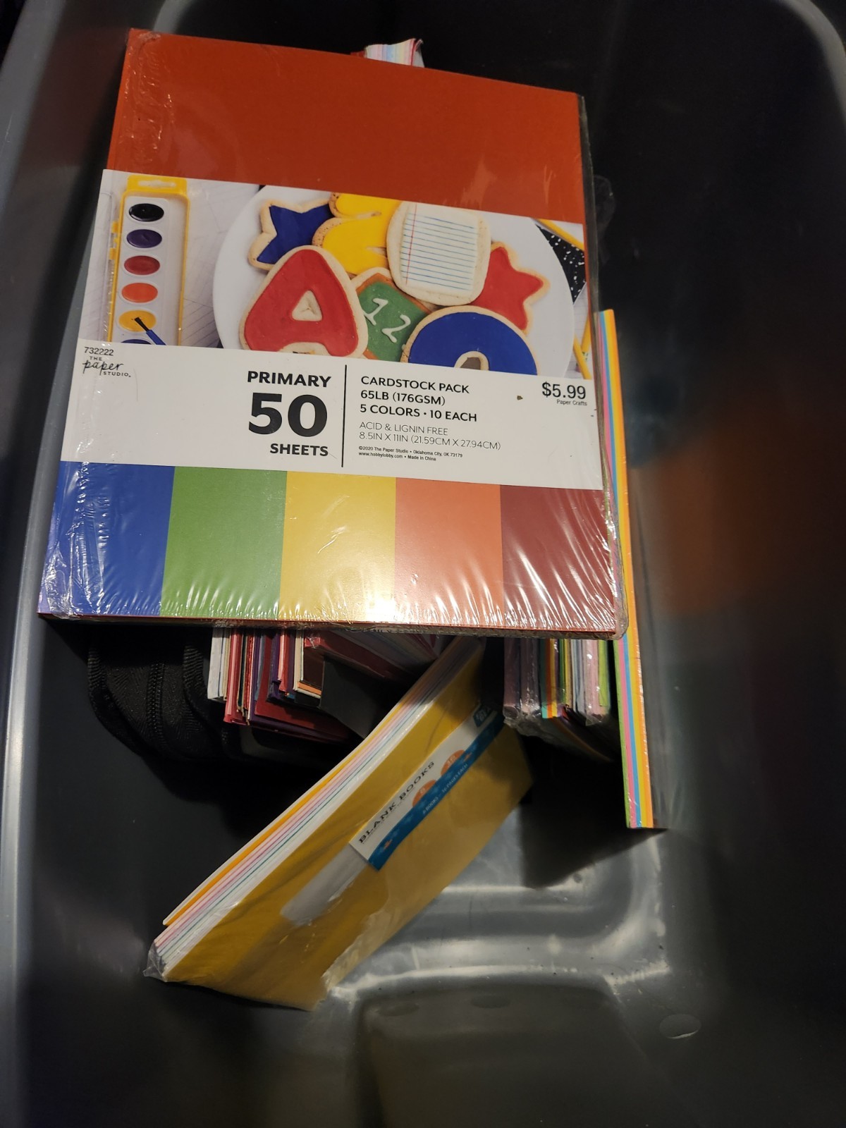 Recollections Paper House Multicolor Cardstock Scrapbooking Paper Lot 732222