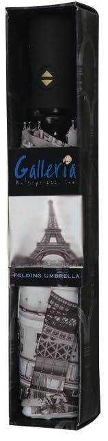 Galleria Paris Folding Umbrella