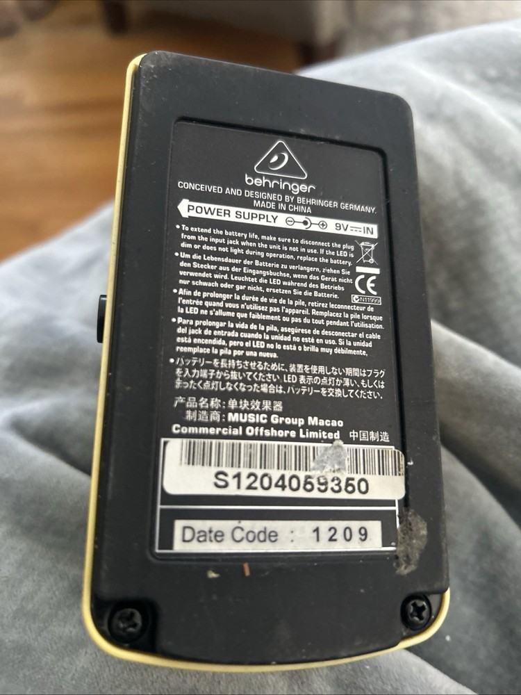 Behninger Graphic Equalizer EQ700 Used