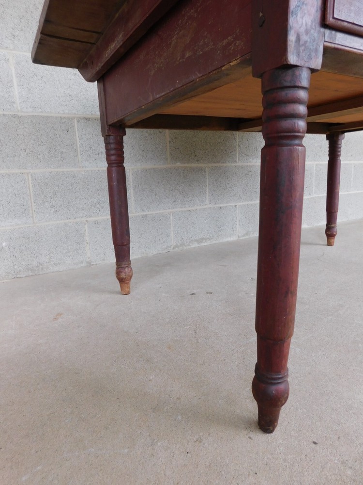 Antique 19th Century Tavern Work Dining Table