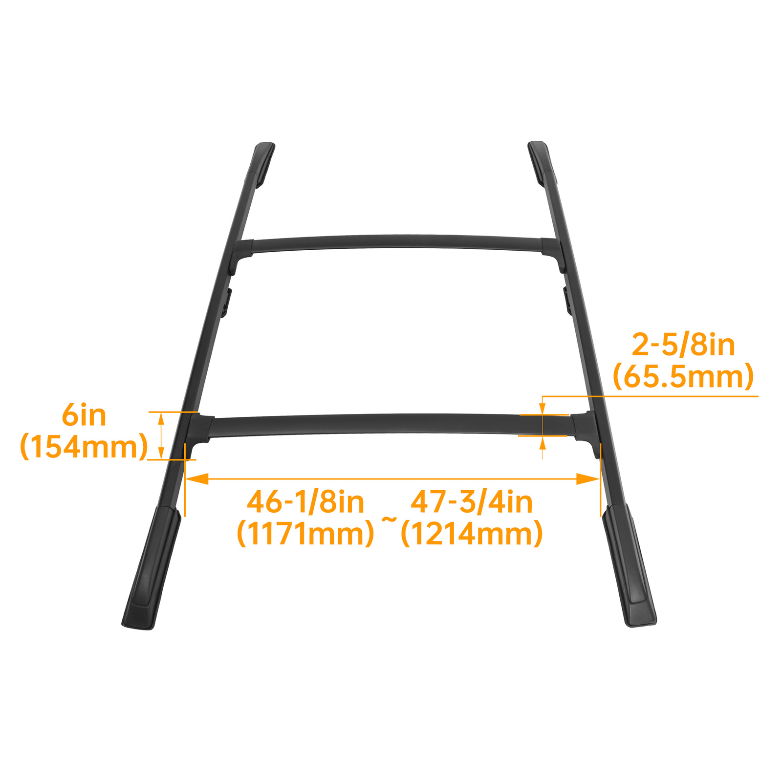 Roof Rack Cross Bar + Side Rail For Honda Odyssey Luggage Carrier 2018-2024