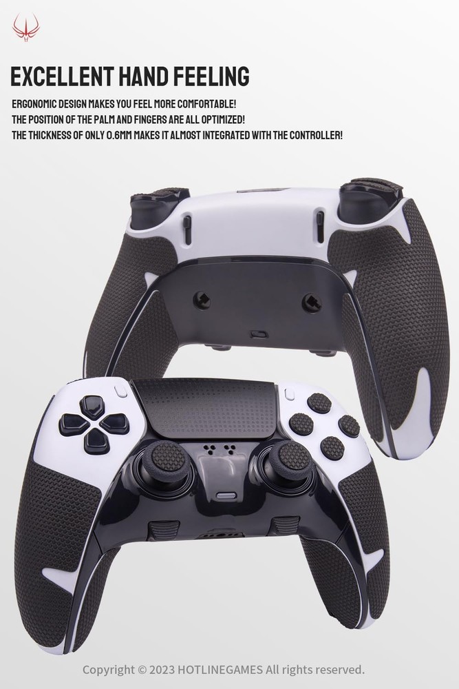 Controller Grips Compatible with PS5 Dualsense Edge, PlayStation 5 Controller...