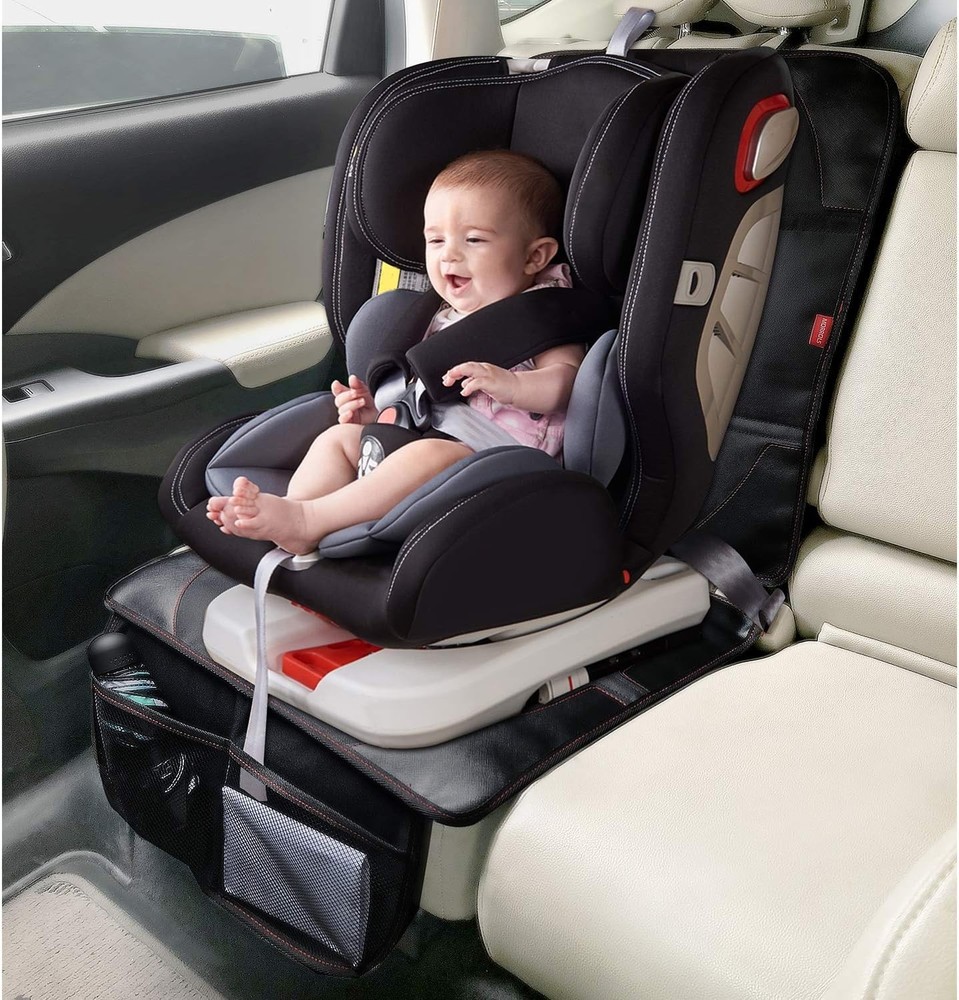 Car Seat Protector, 2 Pack Carseat Protector with Thick Padding, Baby/Pets fo...