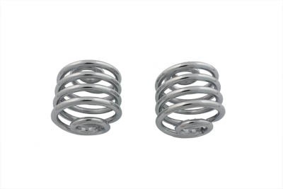 Chrome 2 inch Seat Spring Set for Harley-Davidson