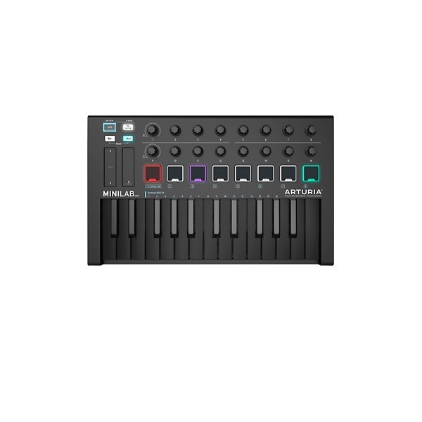 Arturia MiniLab Mk II 25-Key Controller - Deep Black