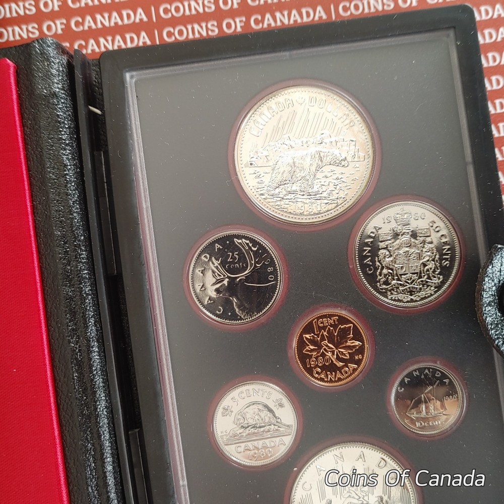 1980 Canada Specimen Set w/ Arctic Silver Dollar - Proof Set #coinsofcanada
