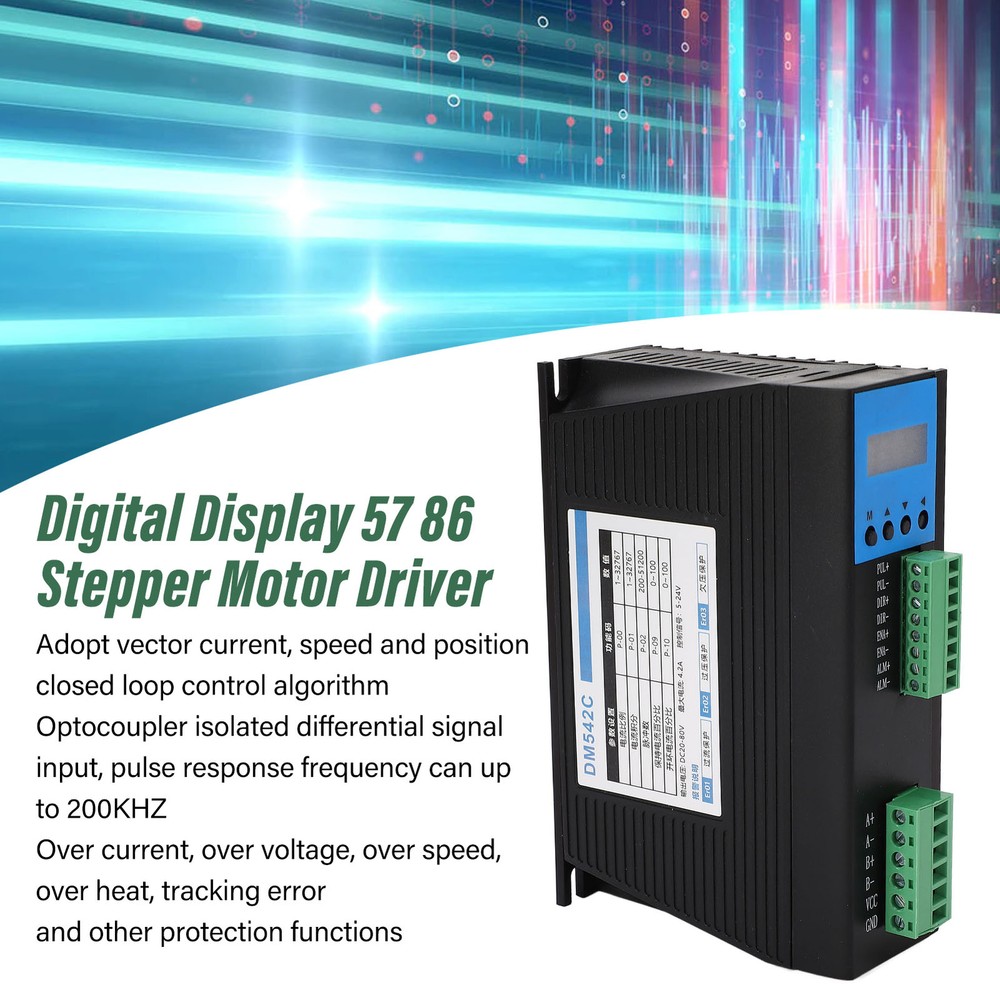 Digital 57 86 Stepper Motor Driver Filter Function Stepper Motor Controller DC