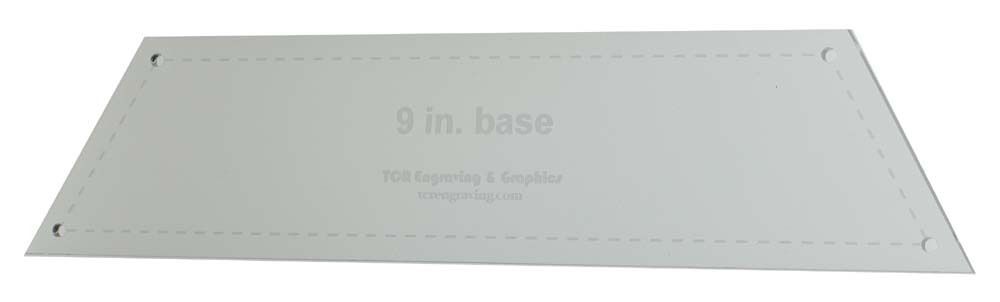 Patchwork Triangle 3 pc set Templates Acrylic 1/8" Quilting/Sew