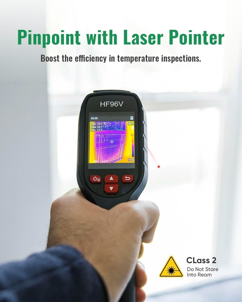 HF96V Thermal Camera with Visual Camera, 240 * 240 Super Resolution, 96 x 96 ...