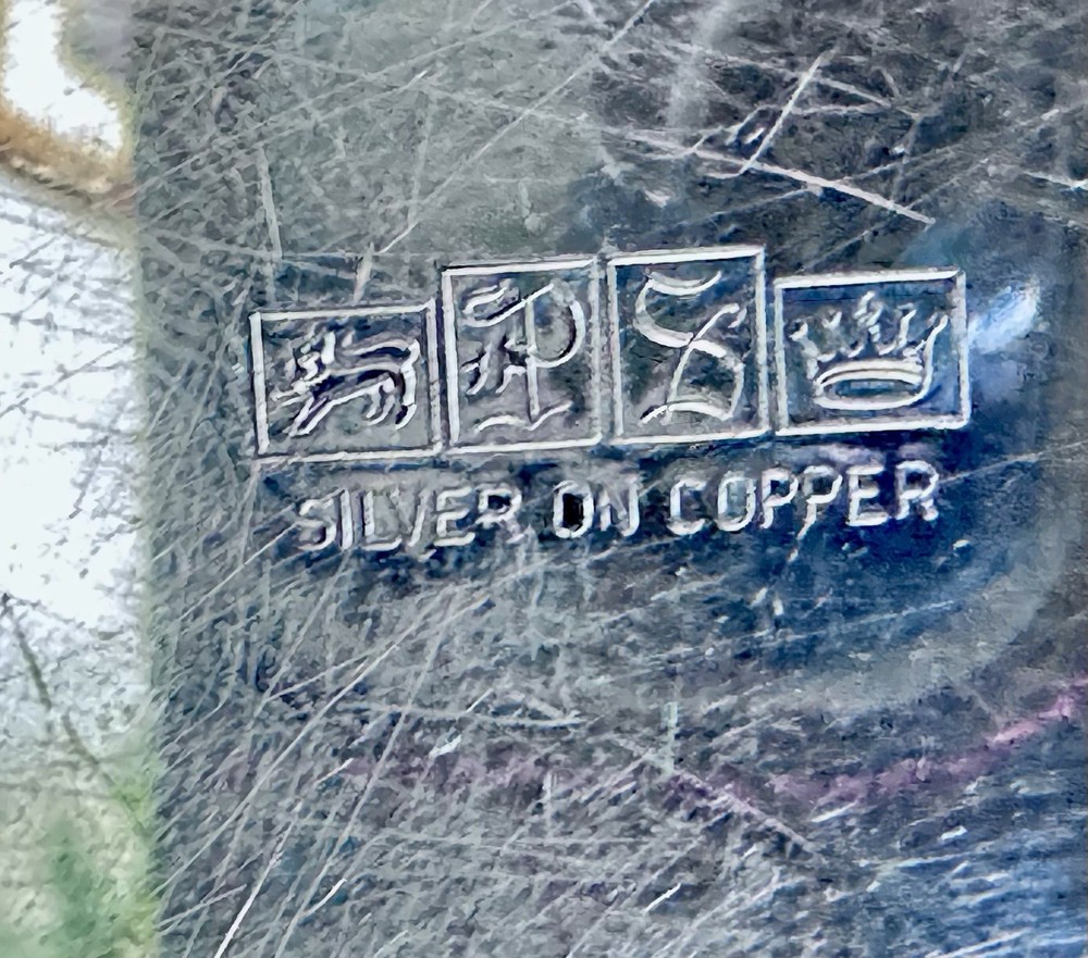 Sheridan Silverplate Tilting Teapot Samovar Stand with Burner Coffee Server