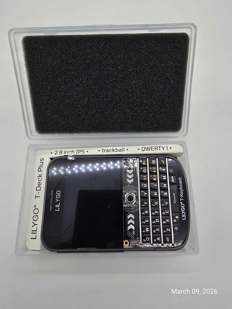 LILYGO T-Deck Plus – Portable ESP32-S3 Development Board