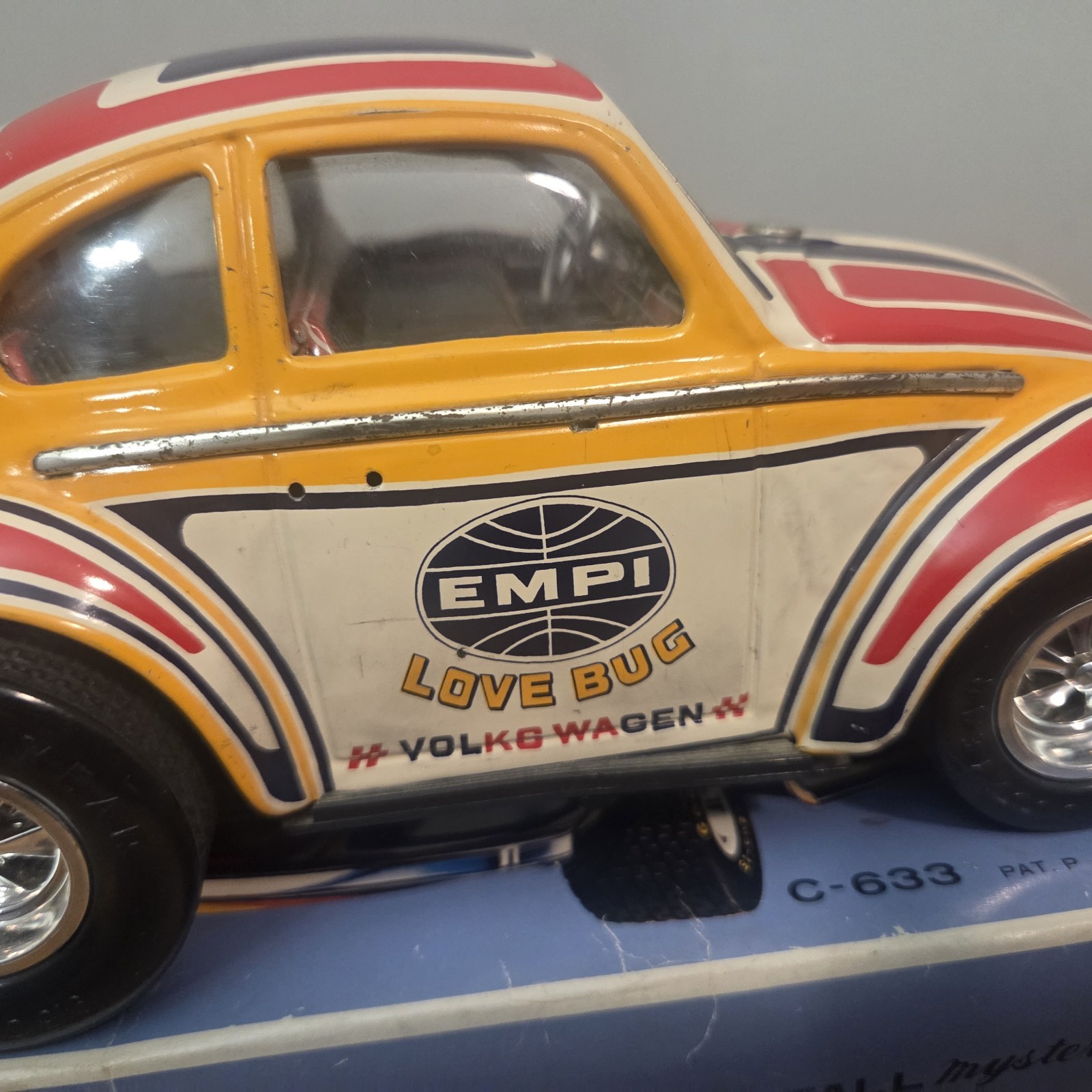 Volkswagen By Taiyo Empi Love Bug C-633 W/ Original Box Non Tested Beetle Car