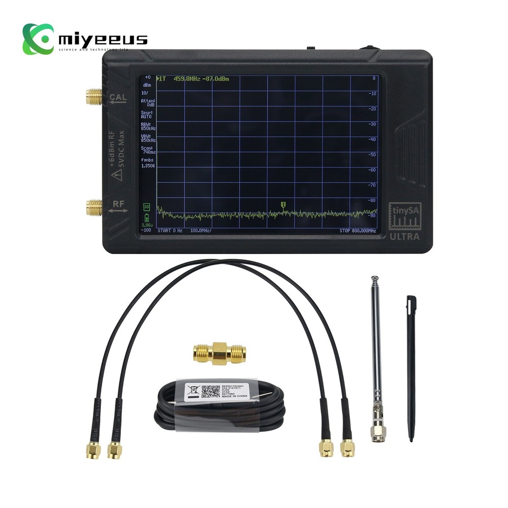 New ULTRA 100k-5.3GHz RF Signal Generator Spectrum Analyzer 4" for tinySA