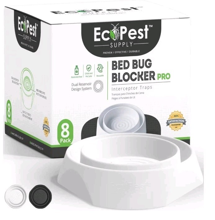 NEW Sealed ECOPEST Supply Bed Bug Blocker 8 Pack