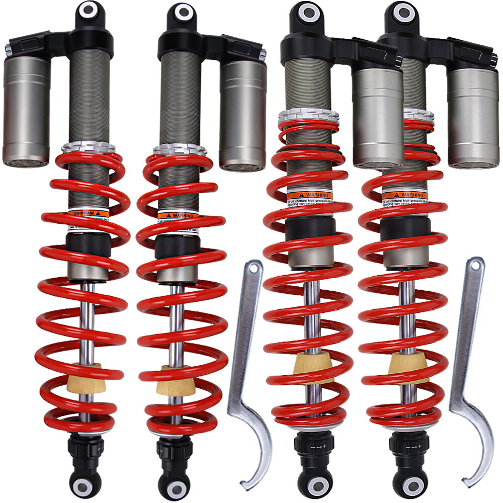 FOR POLARIS RZR 800 S 60" STAGE 5 ADJUSTABLE FRONT & REAR SHOCKS ABSORBERS SET