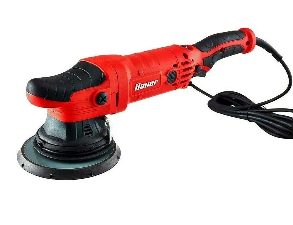Bauer 20MM 6" 7.5 Amp Dual Action Random Orbit Polisher Buffer Variable Speed
