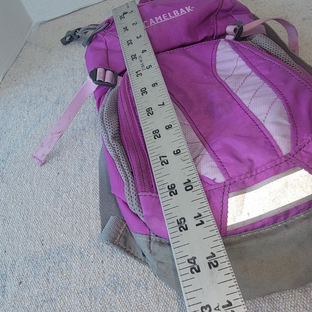 CamelBak Hydration Backpack Pink Gray Small Cycling Pack 12" EUC