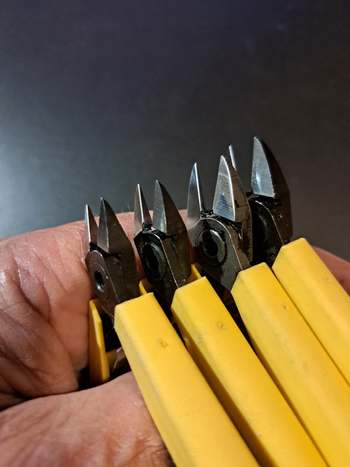 4 lot Precision Lindstrom RC Diagonal jewelry Crafting Flush Cutter pliers