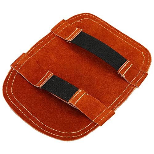 Hand Heat Shield, Aluminized Back Welding Pad Split Cowhide Leather Gloves
