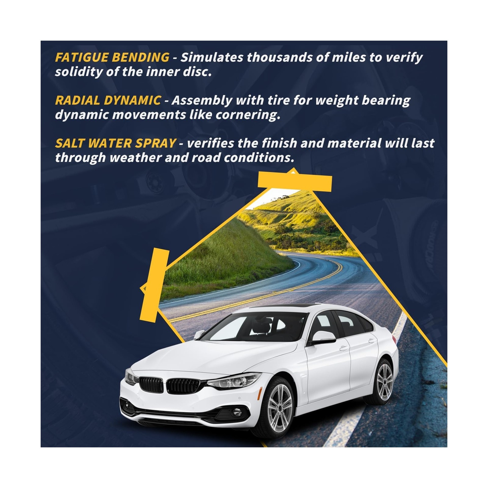 18" X 8" Wheel Rim Fits for BMW 3 Series 4 Series OEM Design Wheel 18" 18x8 M...