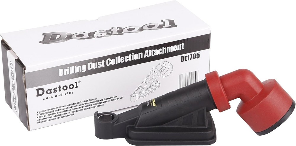 Easy-Use Universal Dust Collector for 5/8 Inch Drill - Efficient and Compact